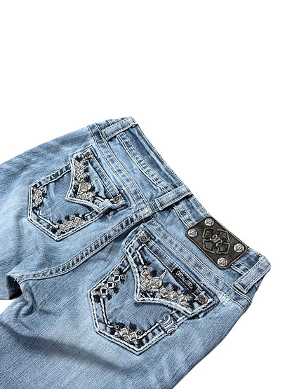 Vintage Miss Me Y2K Bootcut / Flared Damenjeans (S)