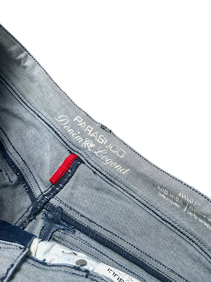 Vintage Embroidery Y2K Bootcut / Flared Damenjeans (L)