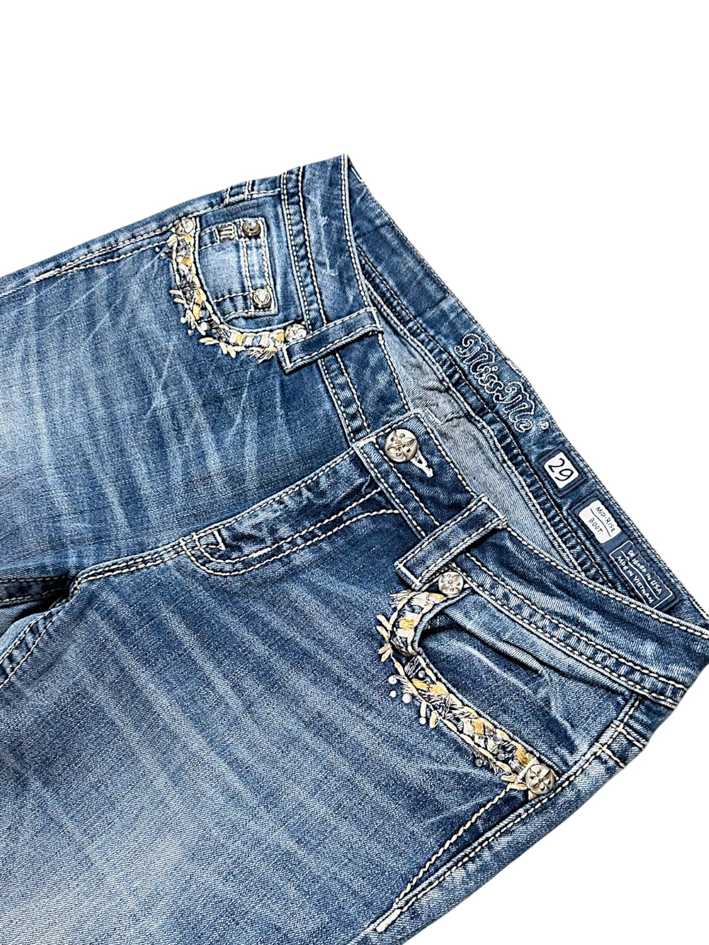 Vintage Miss Me Y2K Bootcut / Flared Damenjeans (L)