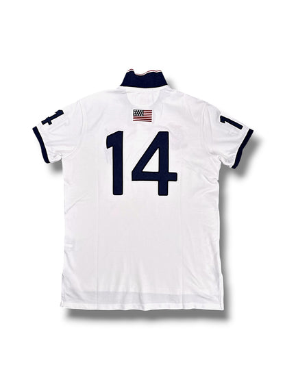 Vintage Ralph Lauren Y2K „USA“ Polo (L)