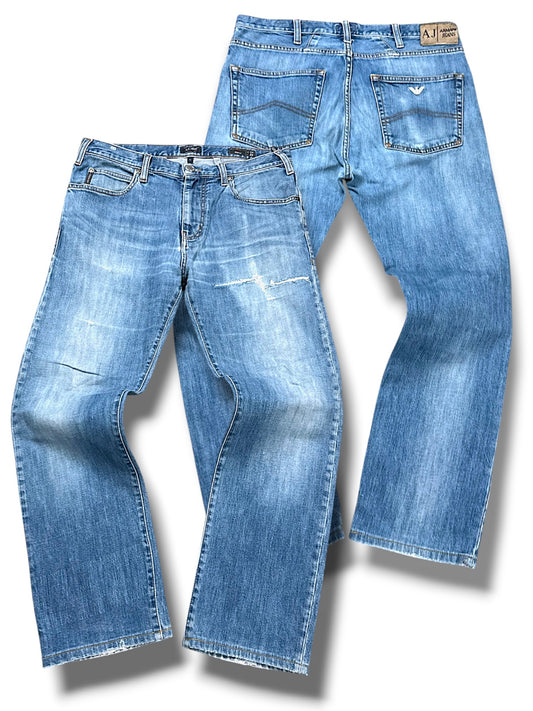 Vintage Armani Straight Leg Jeans (S)