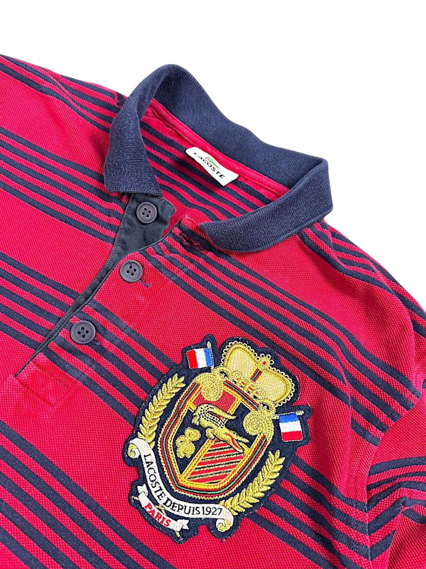 Vintage Lacoste Langarm Polo (M)