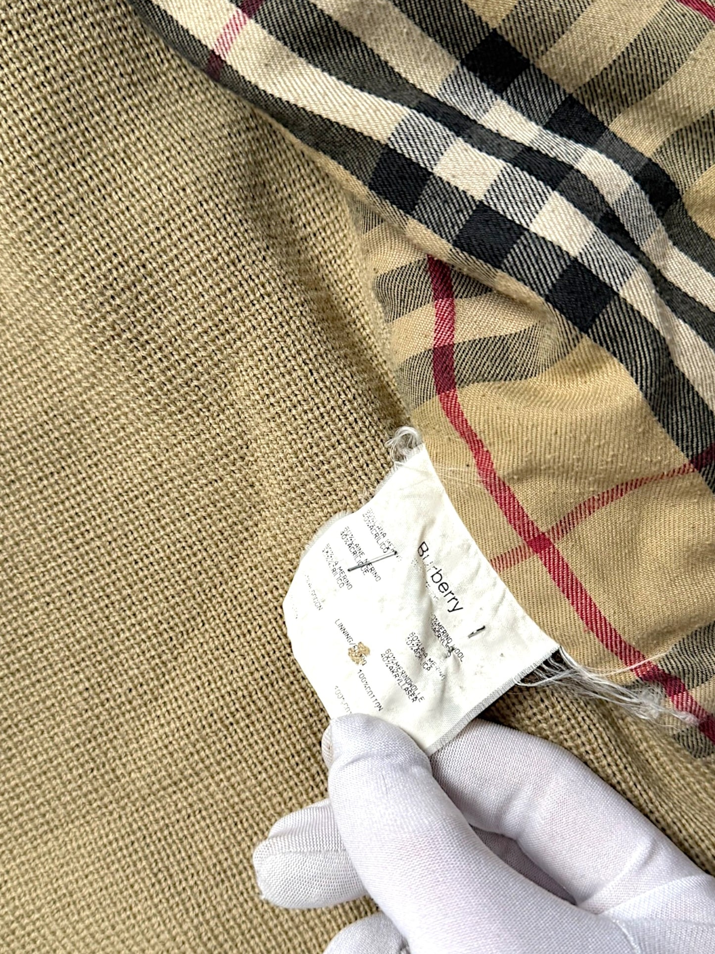 Vintage Burberry Wolljacke (M)