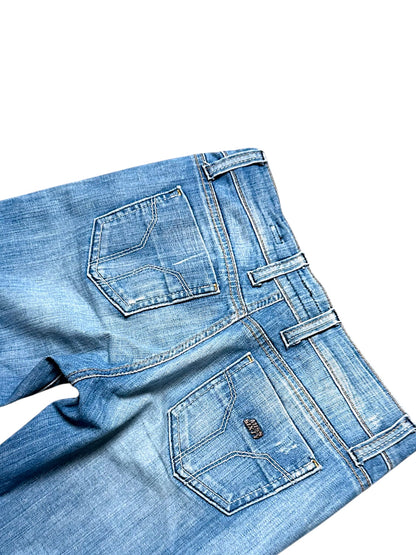 Vintage Miss Sixty Y2K Low Waist Bootcut Damenjeans (M)