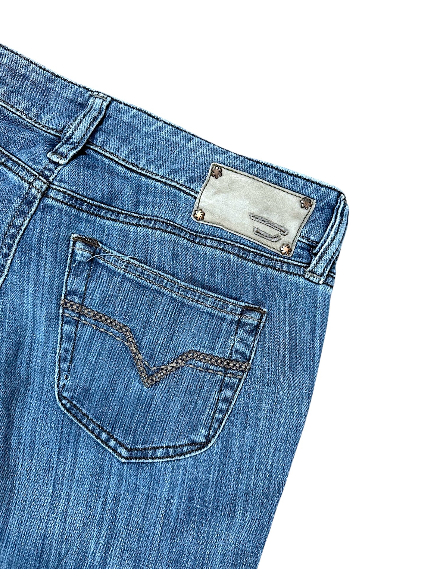 Vintage Diesel Y2K Low Waist Flared Damenjeans (M)