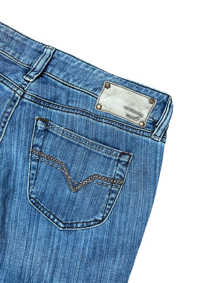 Vintage Diesel Y2K Low Waist Flared Damenjeans (M)
