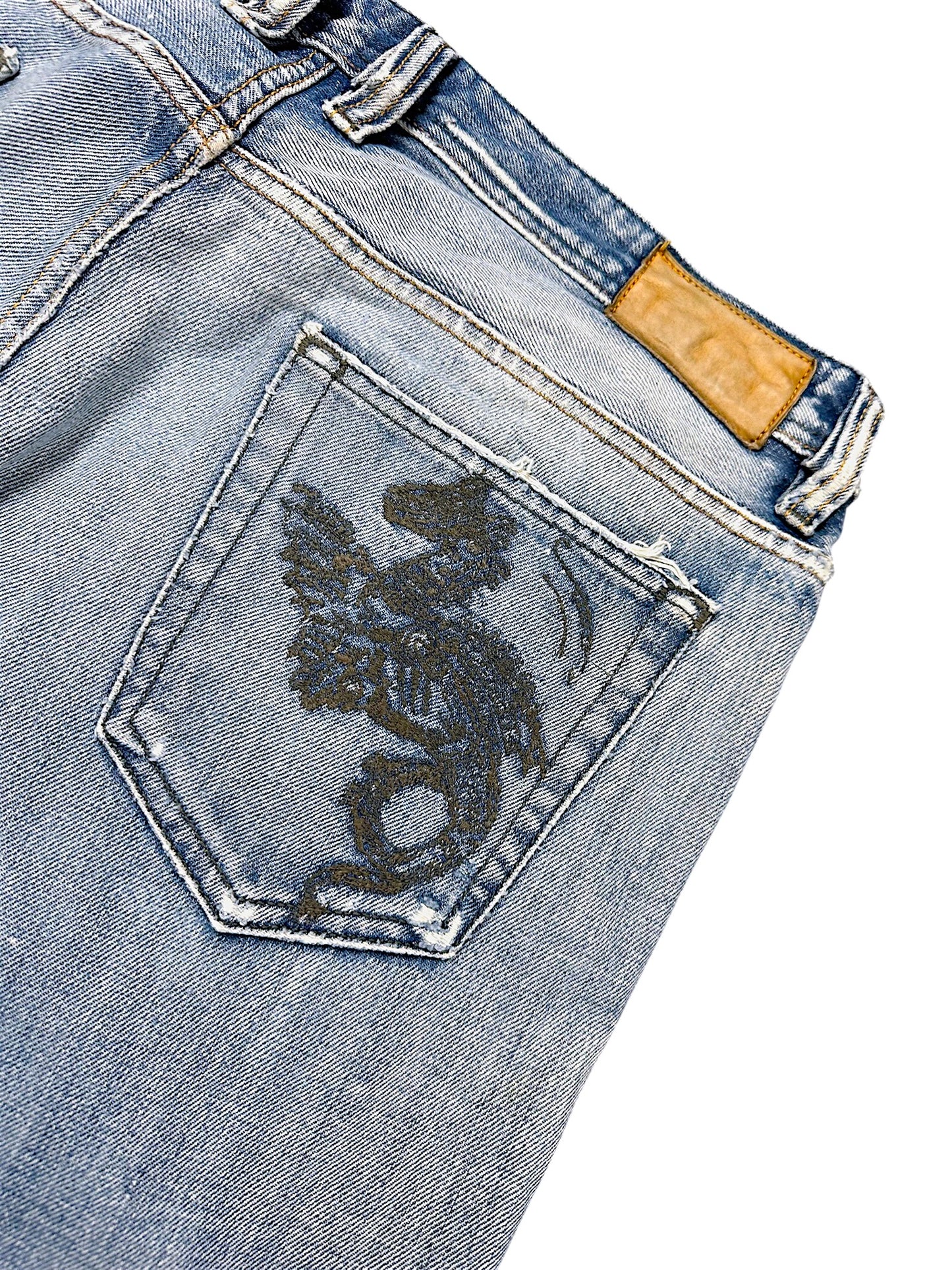 Vintage Diesel Y2K Straight Leg Jeans (XL)