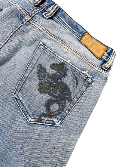 Vintage Diesel Y2K Straight Leg Jeans (XL)