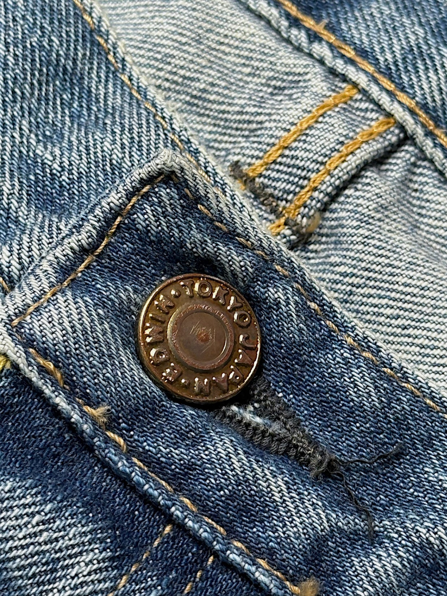 Vintage Japan Rags straight leg Jeans (L)