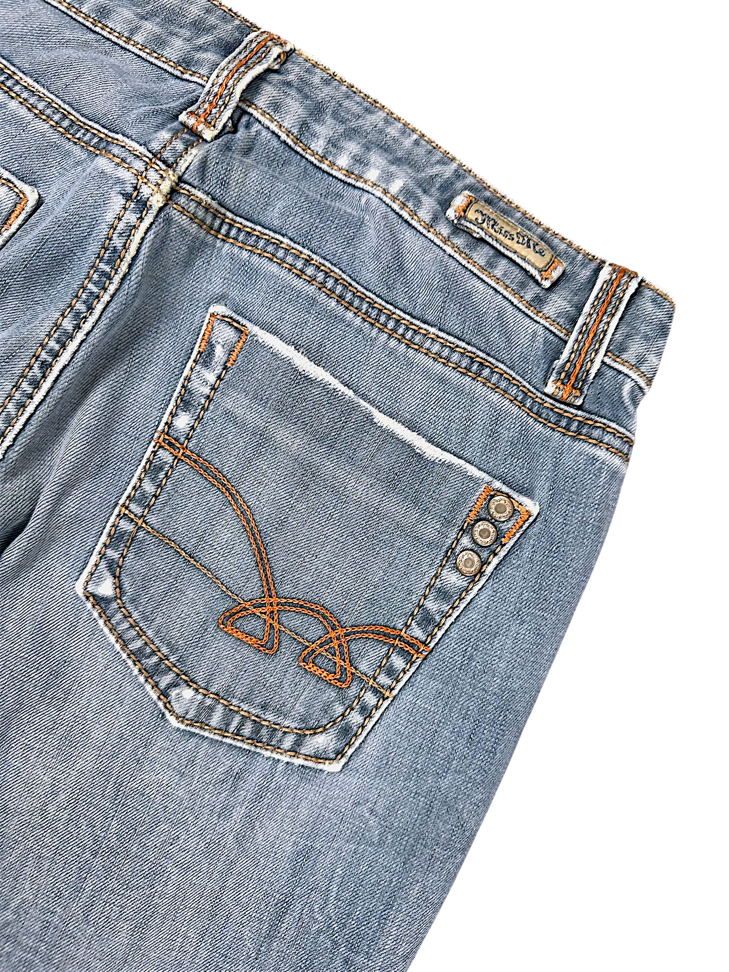 Vintage Miss Me Y2K Low Waist Bootcut / Flared Damenjeans (M)