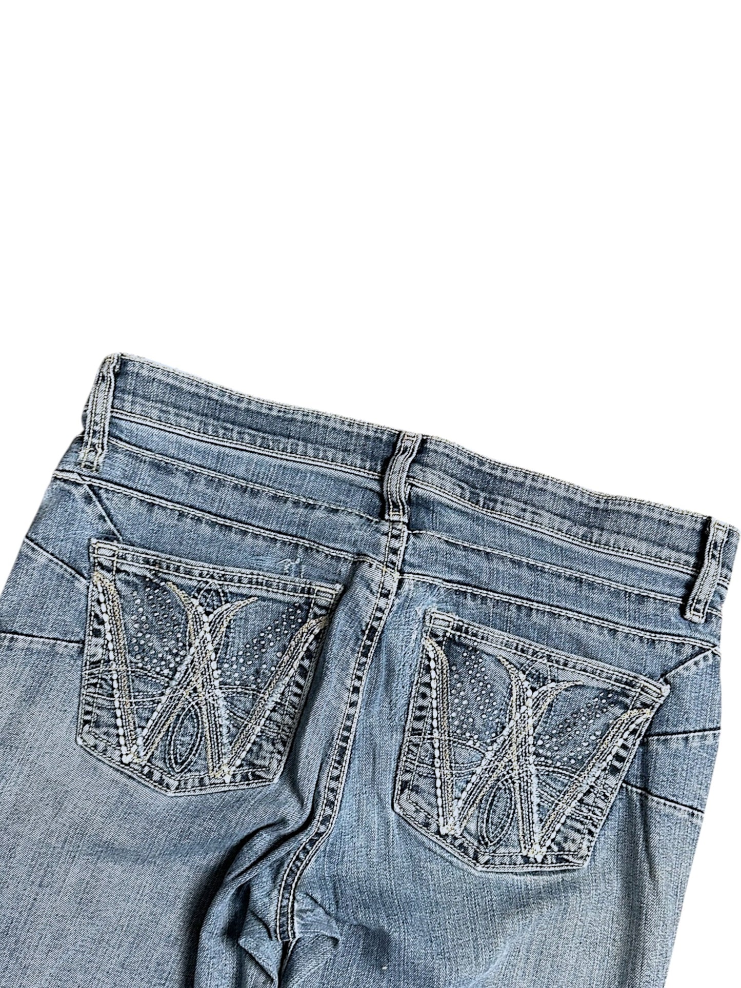 Vintage Y2K Low Waist Bootcut Damenjeans (XL)