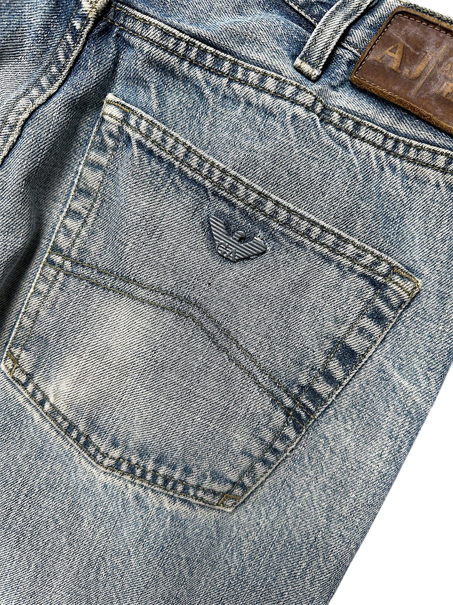 Vintage Armani Straight Leg Jeans (M)