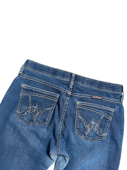 Vintage Y2K Low Waist Bootcut / Flared Damenjeans (S)