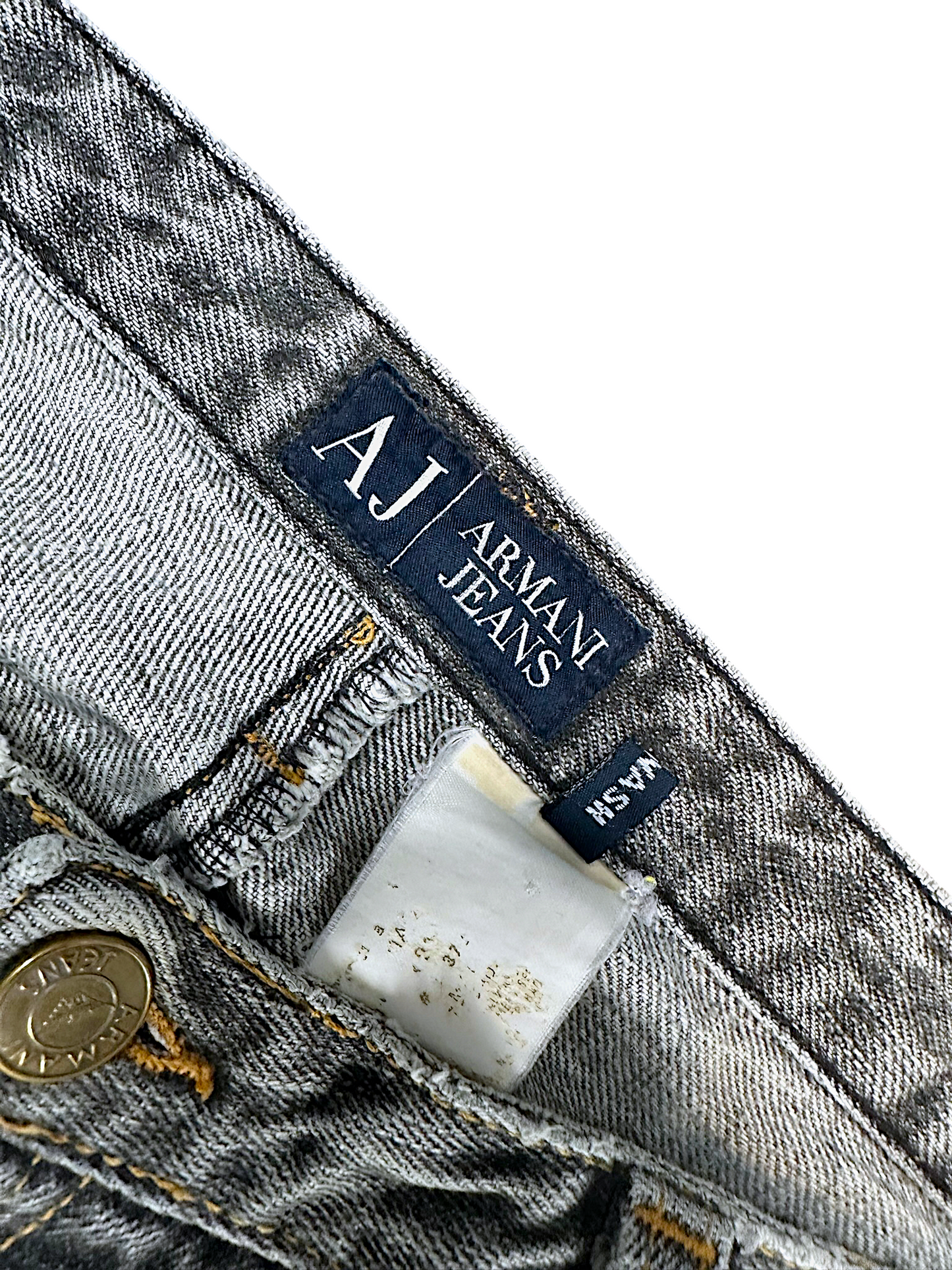Vintage Armani Y2K Straight Leg Jeans (S)
