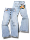 Vintage Japan Style Y2K Flared Damenjeans (M)