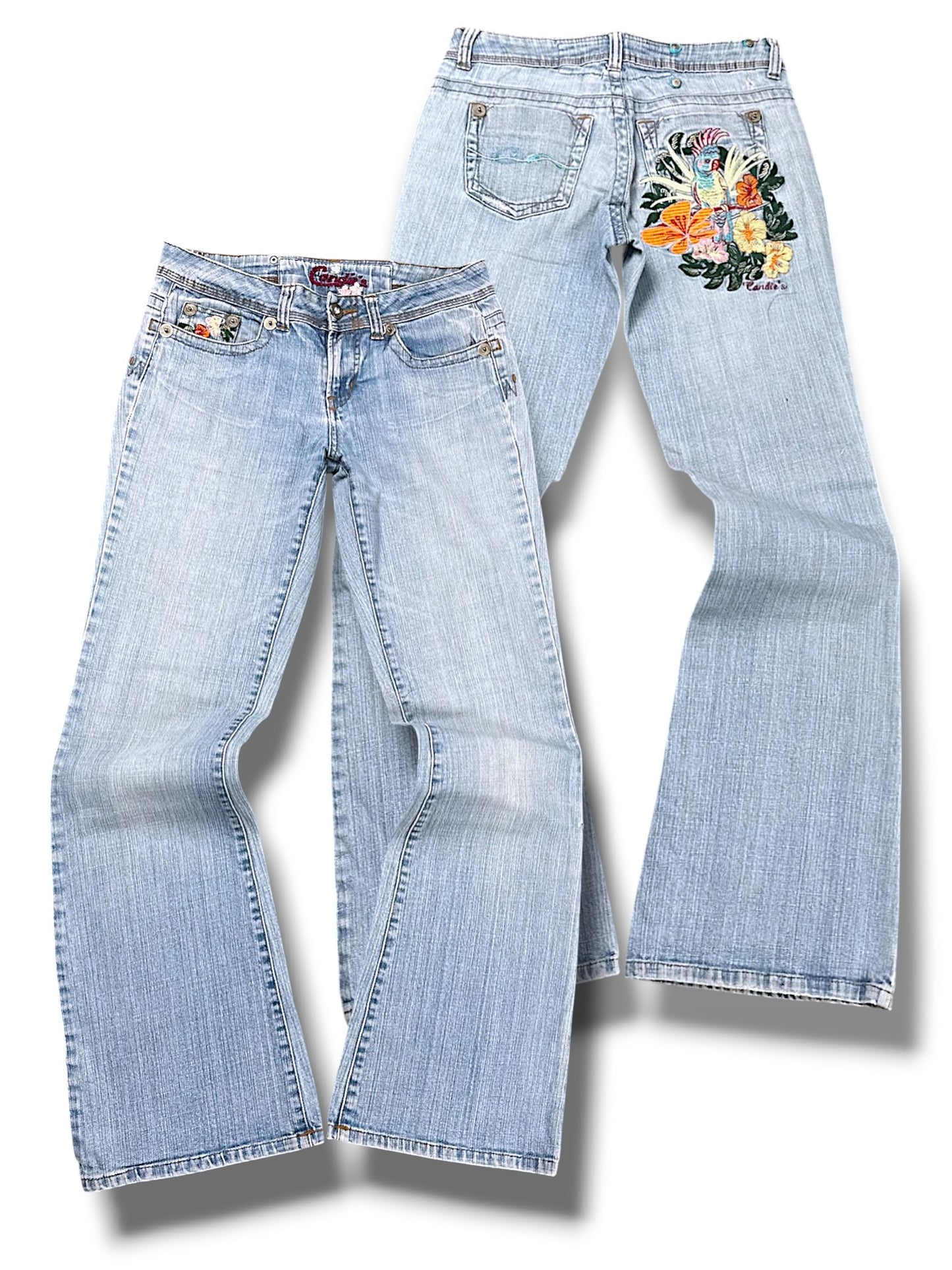Vintage Japan Style Y2K Flared Damenjeans (M)