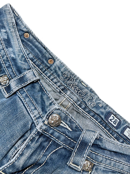 Vintage Miss Me Y2K Low Waist Bootcut / Flared Damenjeans (S)