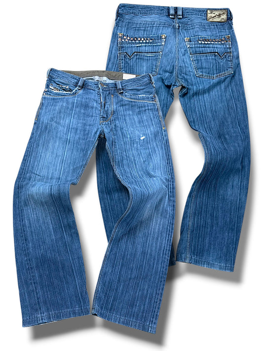 Vintage Diesel Y2K Straight Leg Jeans (M)