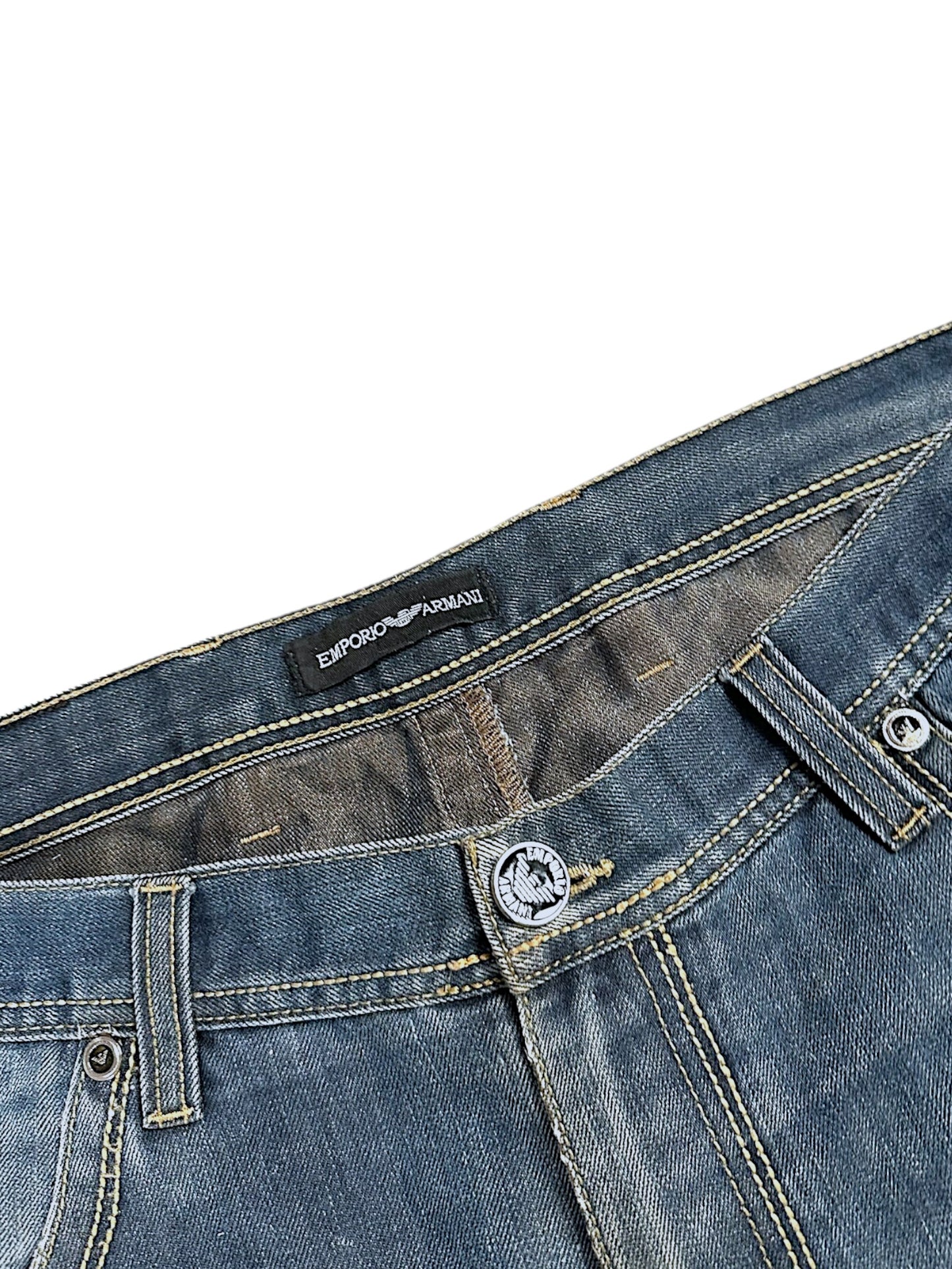 Vintage Armani Y2K Baggy Jeans (L)