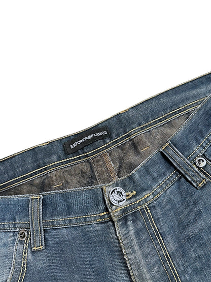 Vintage Armani Y2K Baggy Jeans (L)