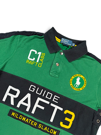 Vintage Ralph Lauren Y2K „RAFT3“ Polo (M)
