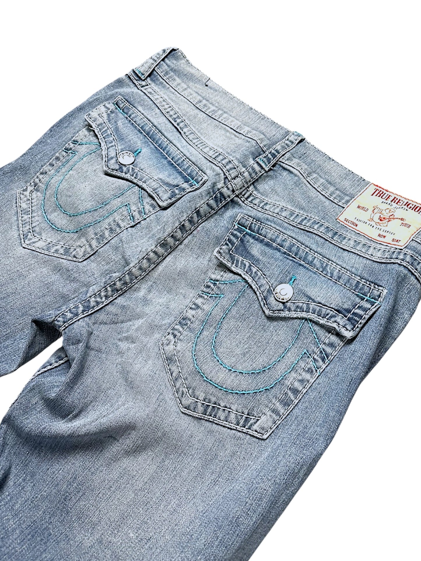 Vintage Y2K True Religion Straight Leg Jeans (XL)
