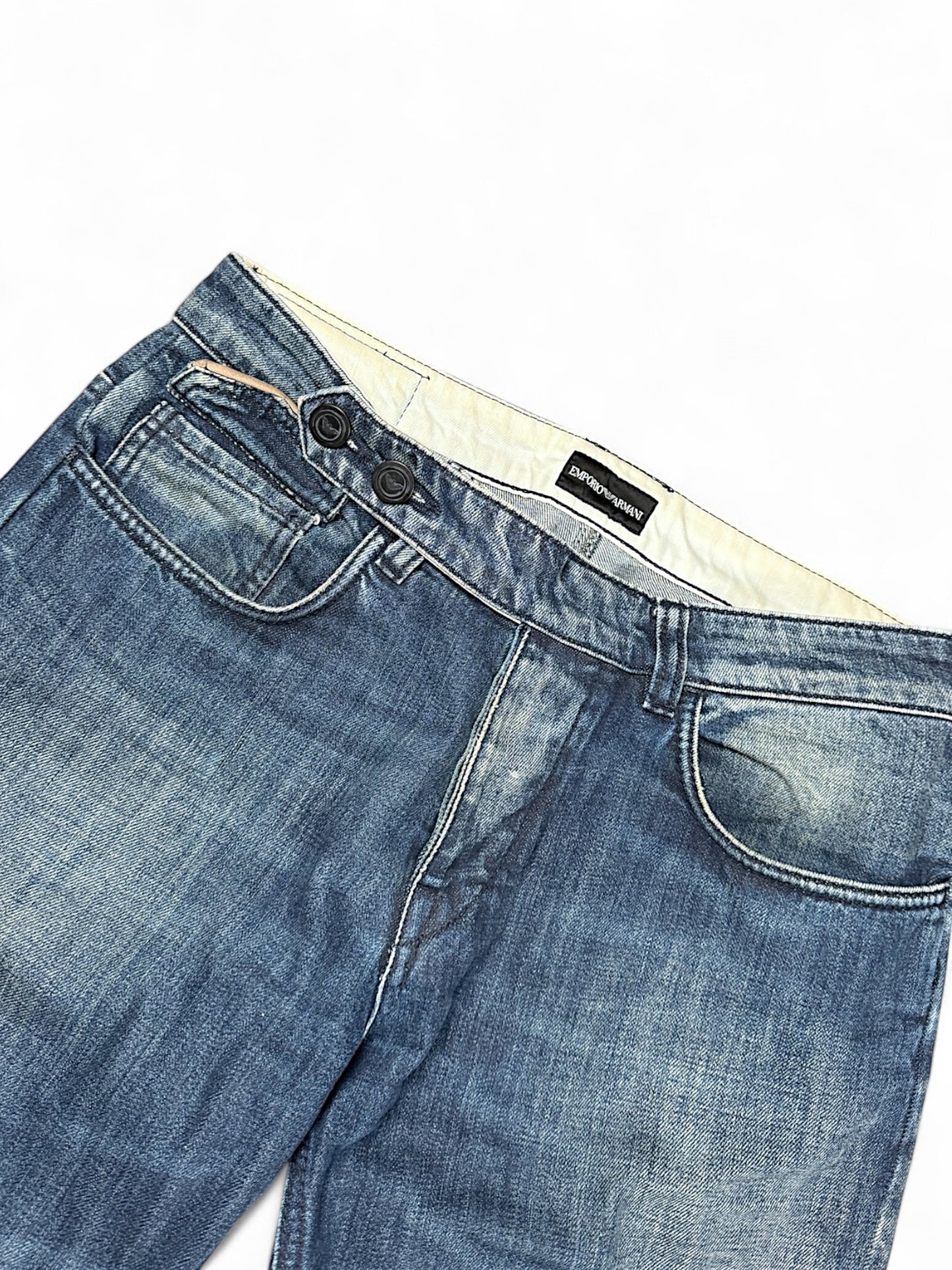 Vintage Armani straight leg Jeans (L)