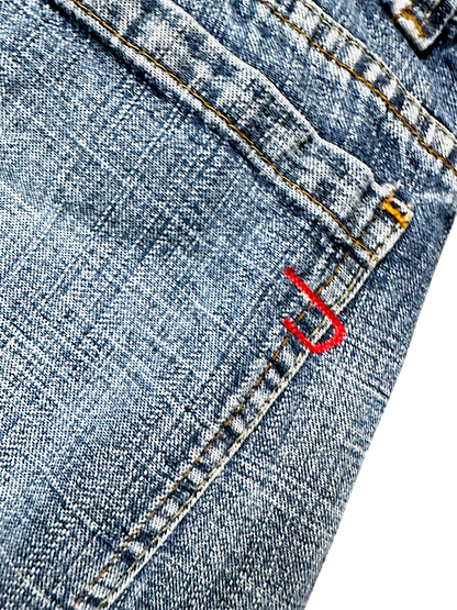 Vintage Diesel Y2K Flared/Baggy Jeans (L)