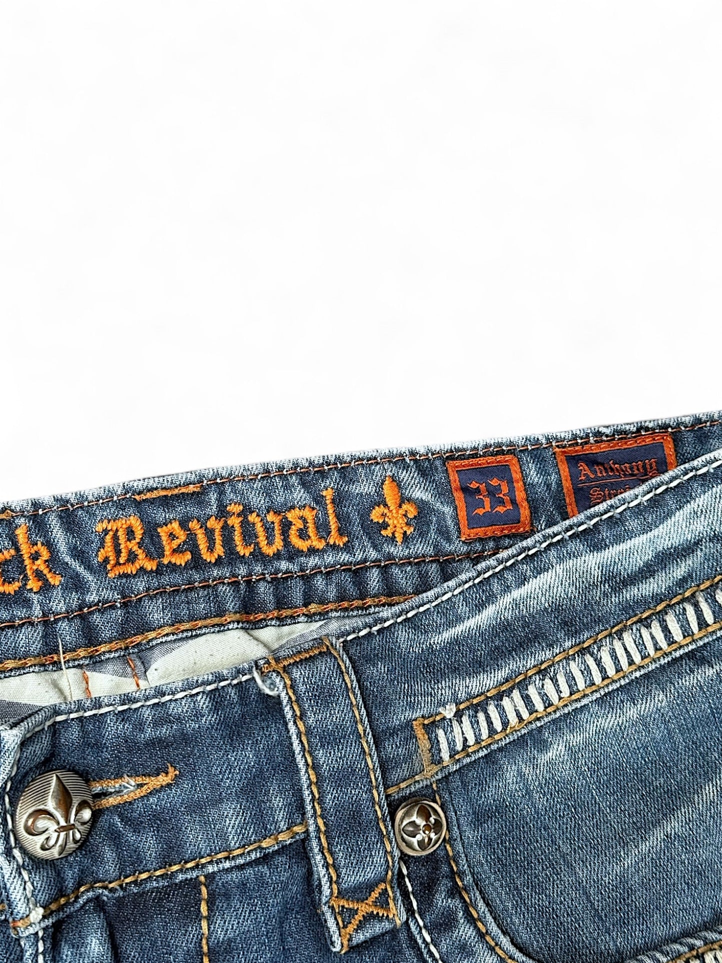 Vintage Rock Revival y2k Jeans (L)