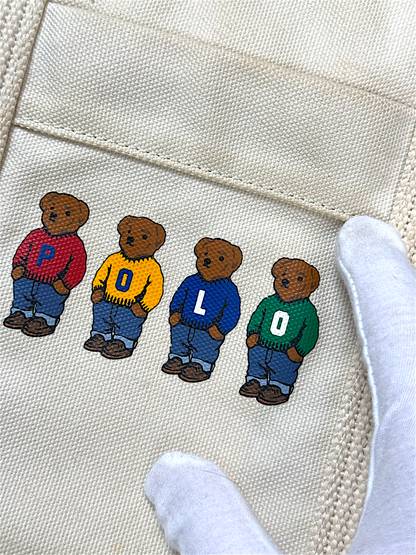 Vintage Ralph Lauren „Bear“ Tragetasche