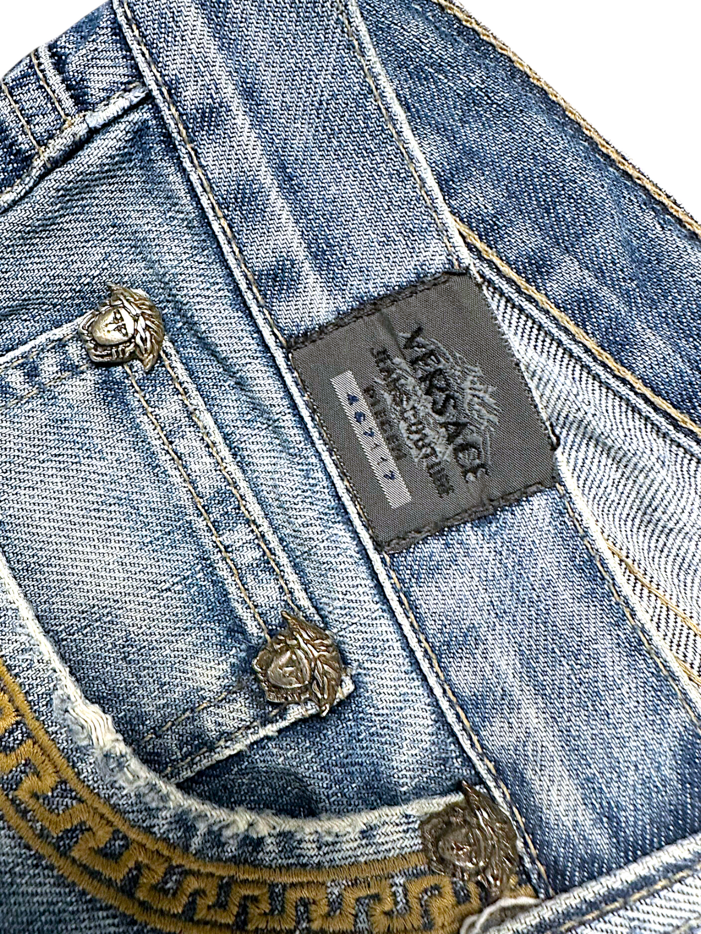 Vintage Versace Y2K Flared Jeans (S)