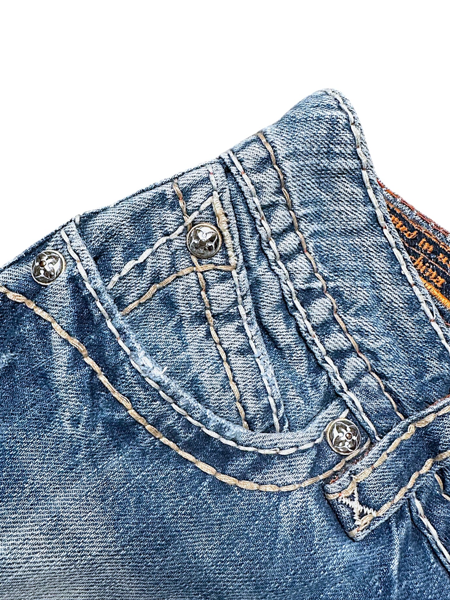 Vintage Rock Revival Y2K Straight Leg Jeans (S)