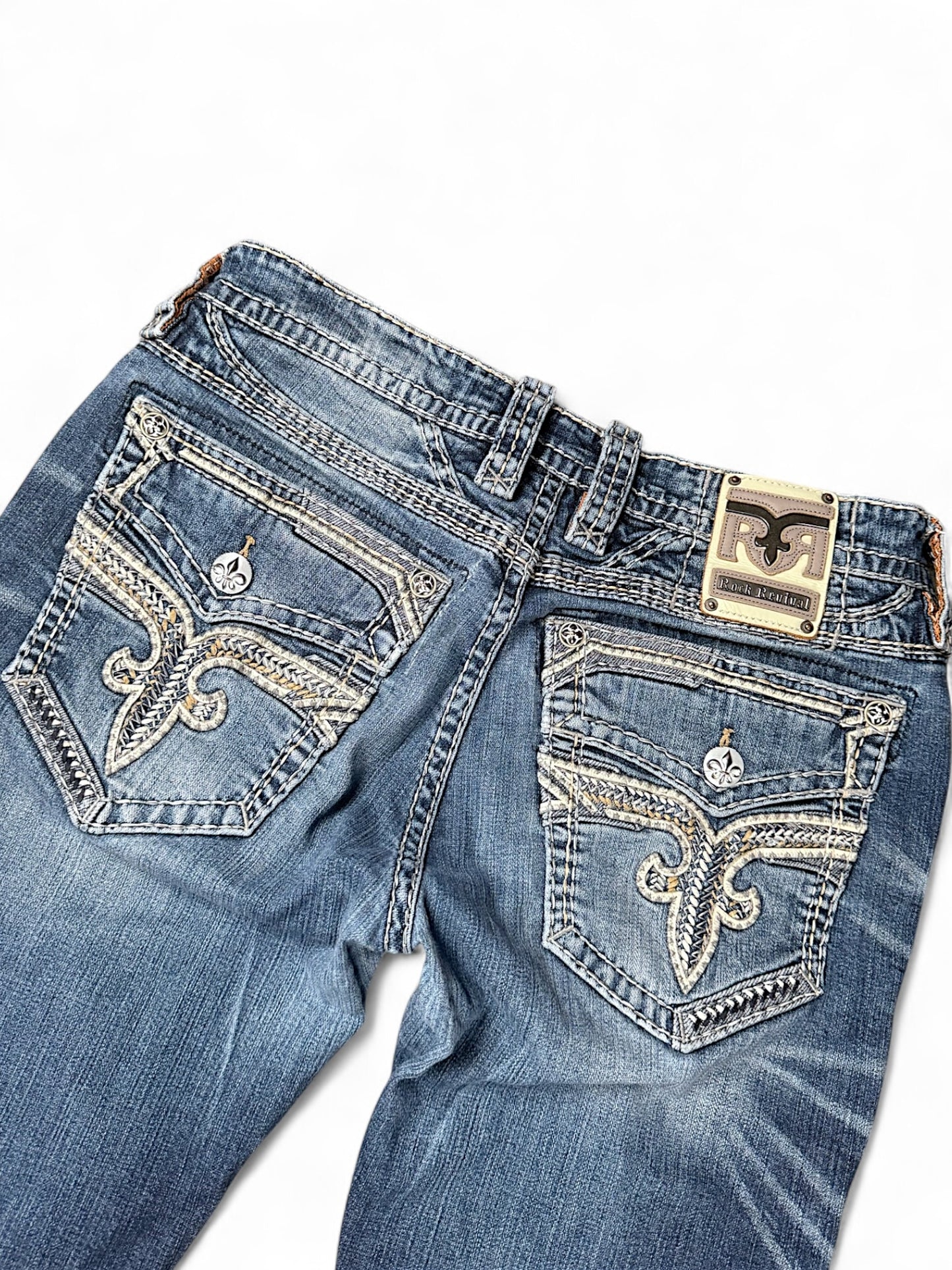 Vintage Rock Revival y2k Jeans (M)