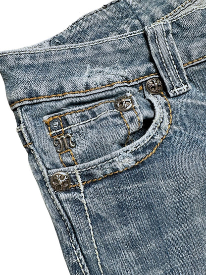 Vintage Miss Me y2k Low Waist Bootcut Damenjeans (M)