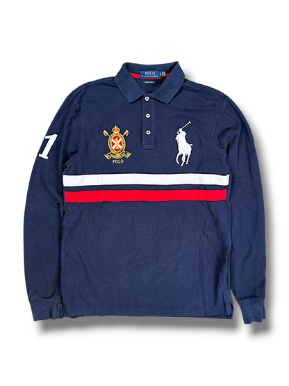 Vintage Ralph Lauren Y2K „Big Pony“ Langarm Polo (S)