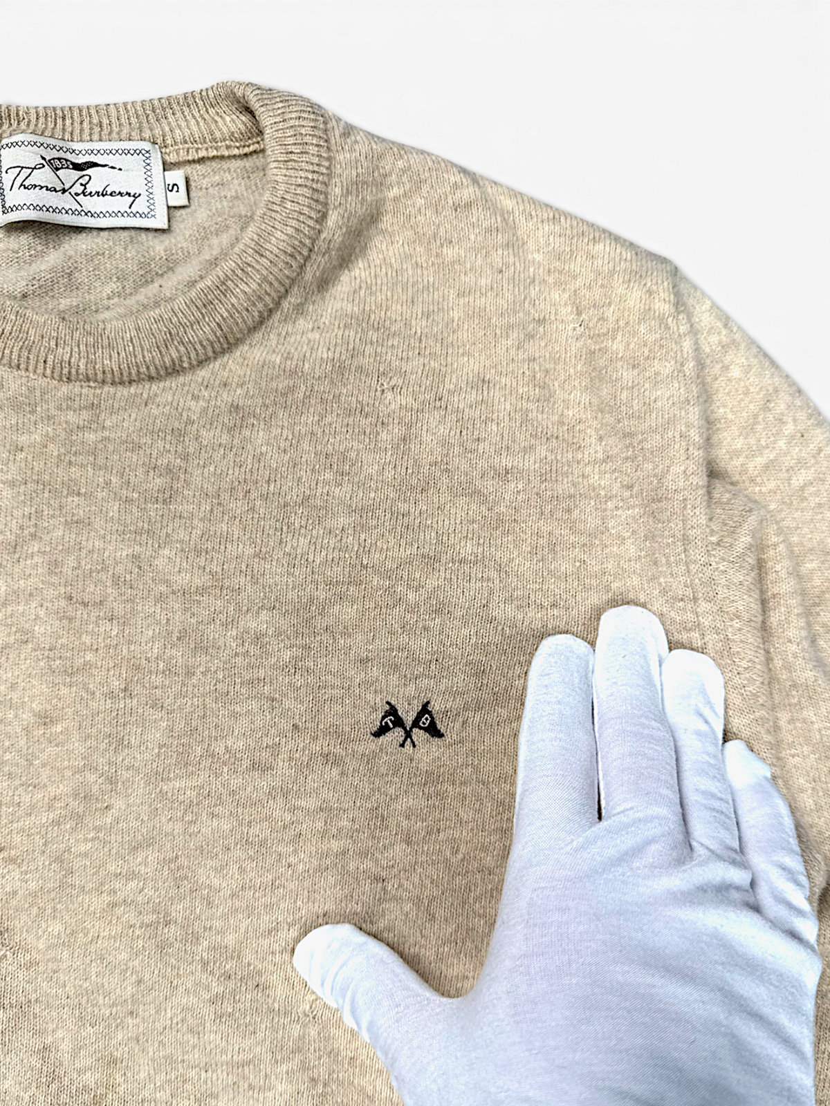 Vintage Burberry Wollpullover (S)