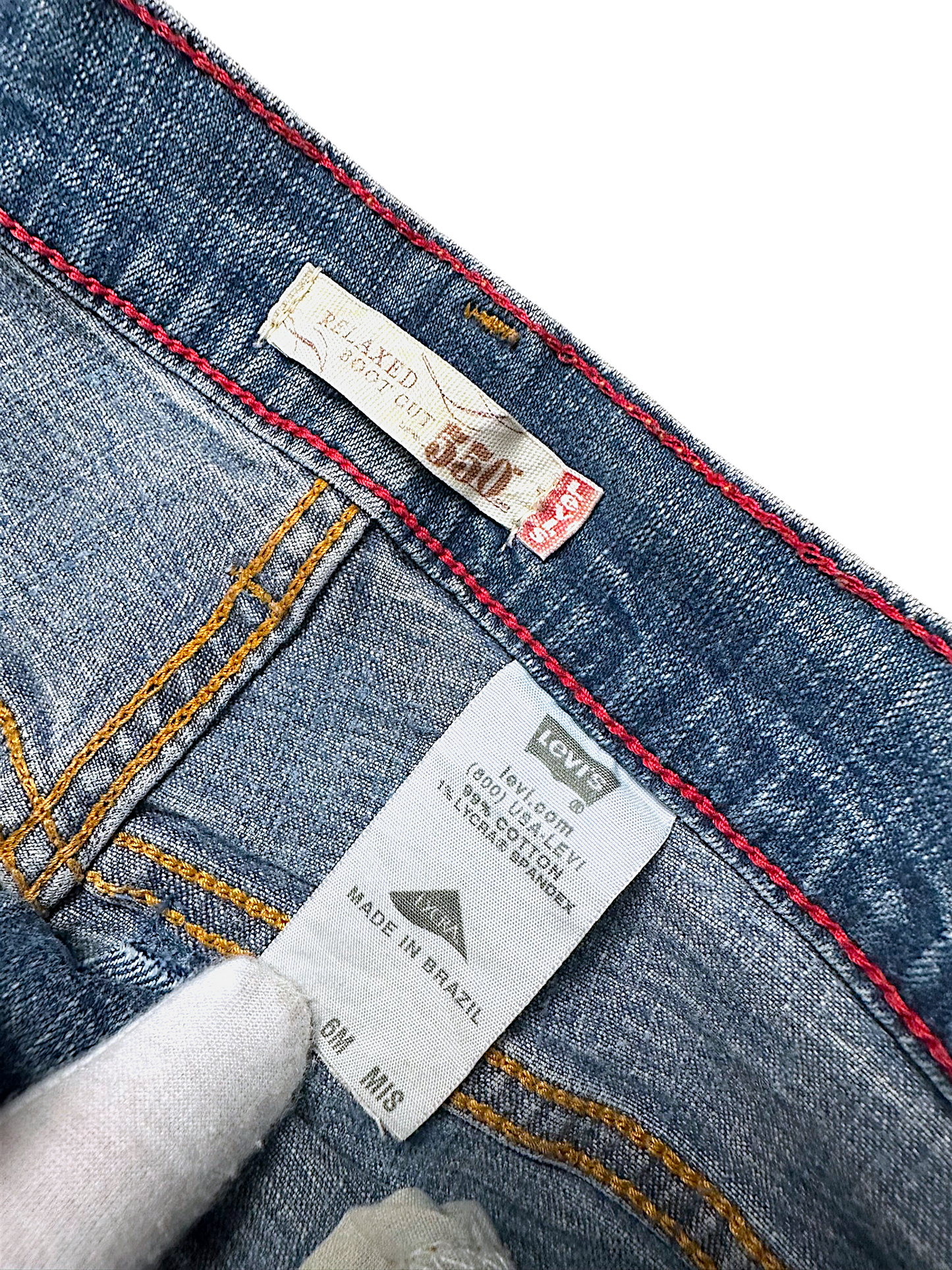 Vintage Levi‘s Bootcut / Flared Damenjeans „RELAXED BOOTCUT 550“ (M)