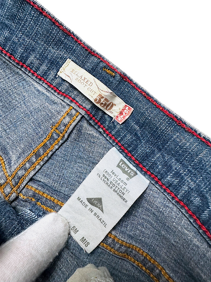Vintage Levi‘s Bootcut / Flared Damenjeans „RELAXED BOOTCUT 550“ (M)