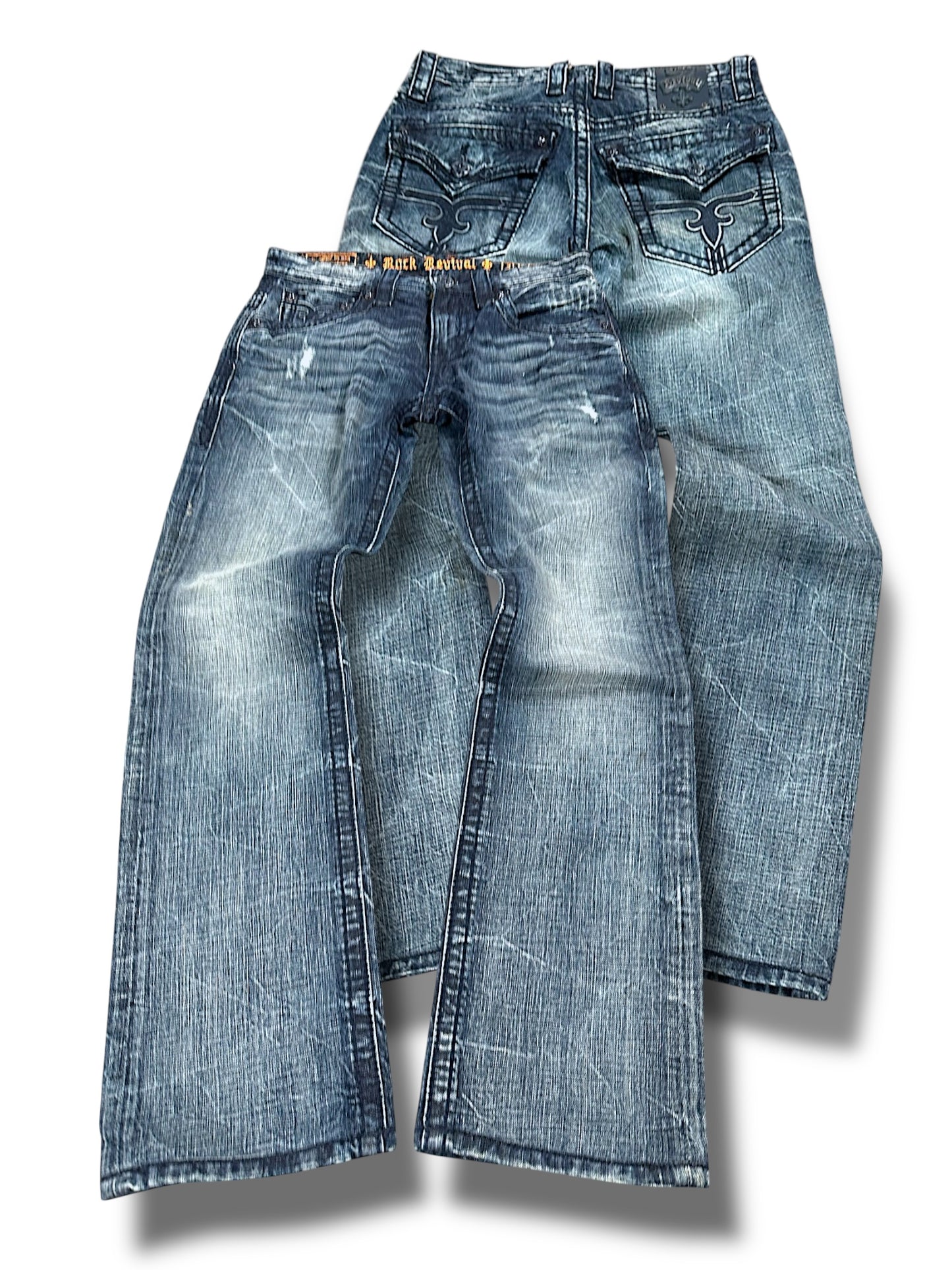 Vintage Rock Revival y2k Jeans (M)