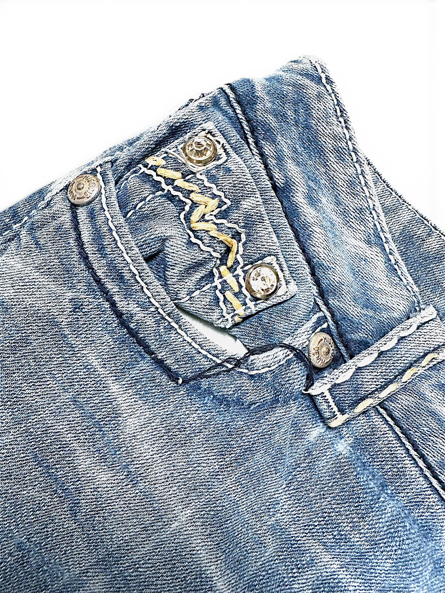 Vintage Miss Me Y2K Low Waist Bootcut / Flared Damenjeans (M)