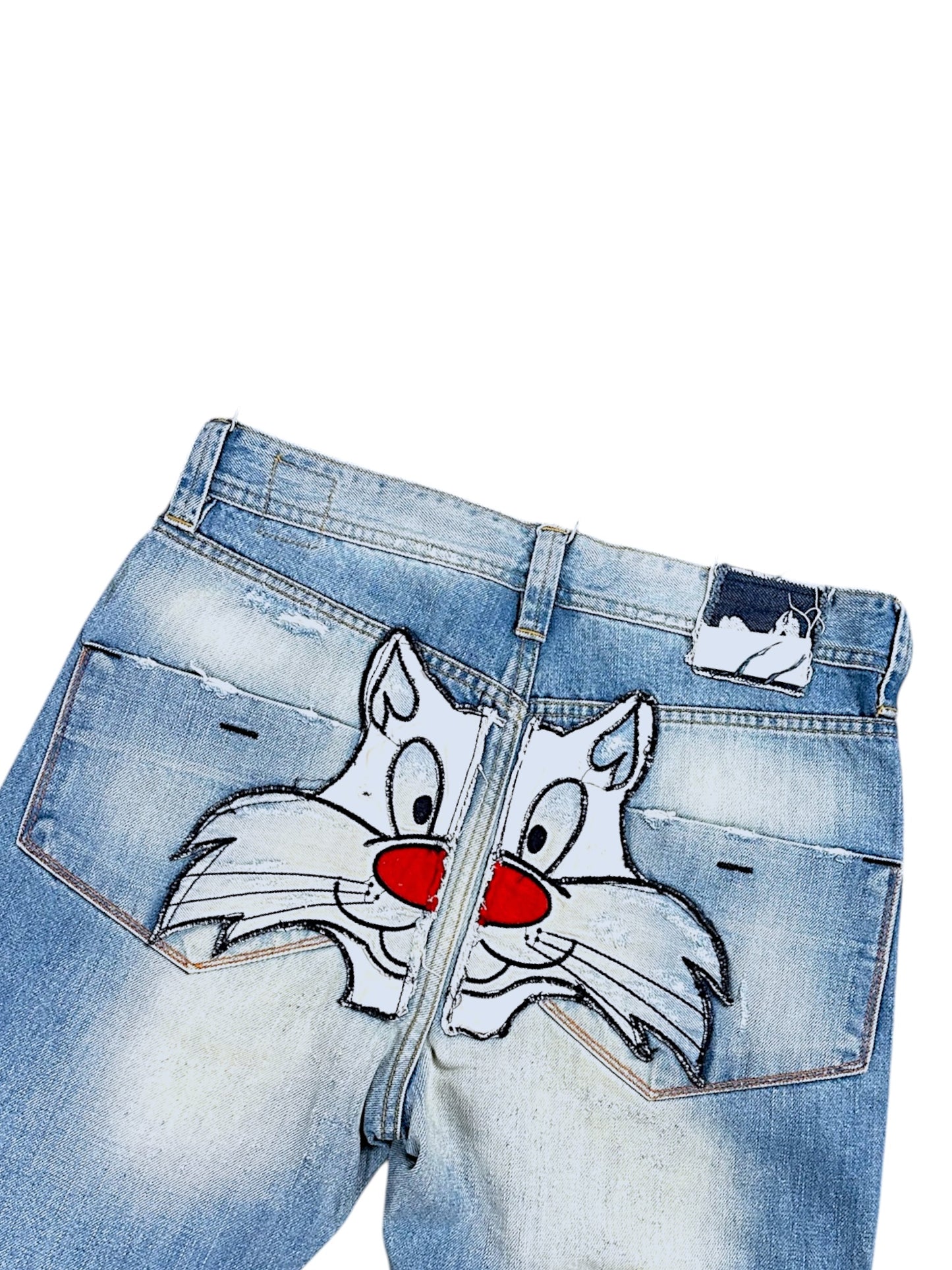 Vintage y2k straight leg Jeans (M)