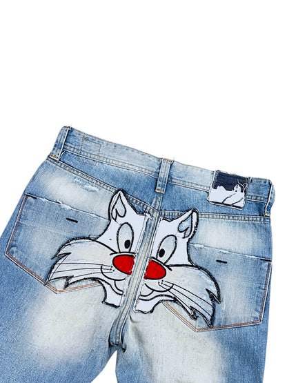 Vintage y2k straight leg Jeans (M)