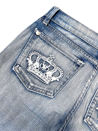 Vintage Victoria Beckham Y2K Low Waist Flared Damenjeans (L)