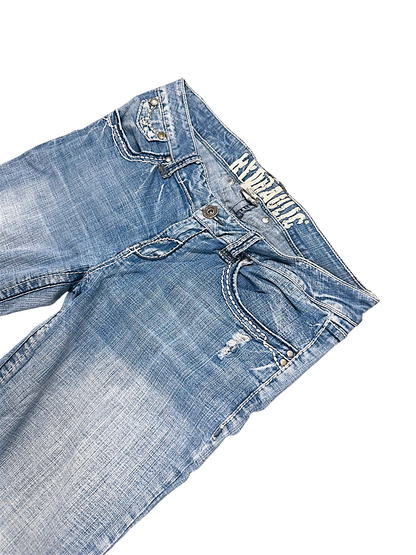 Vintage Hydraulic Bootcut/Flared Damenjeans (L)