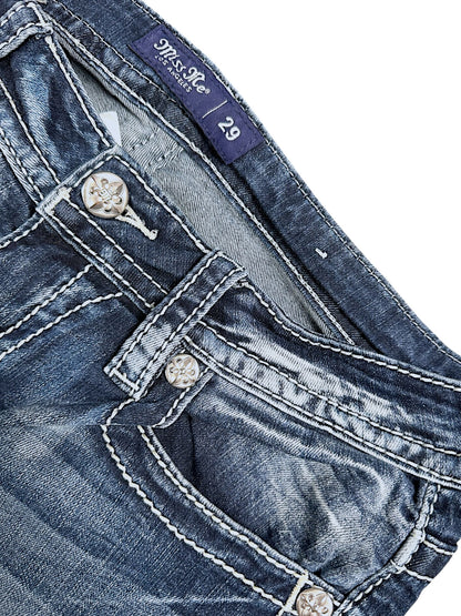 Vintage Miss Me y2k low waist Bootcut Damenjeans (M)
