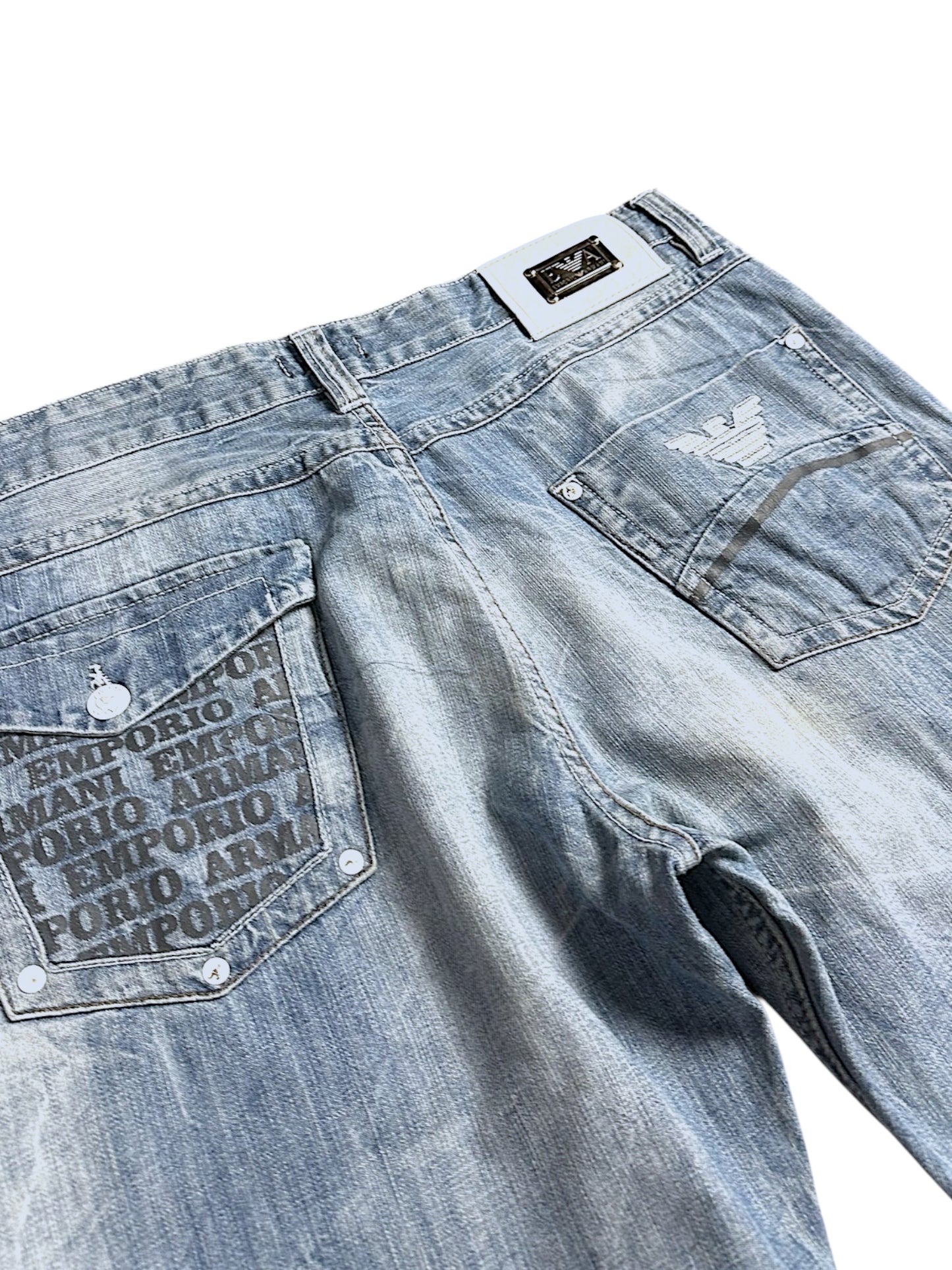 Vintage Armani Y2K Baggy Jeans (L)