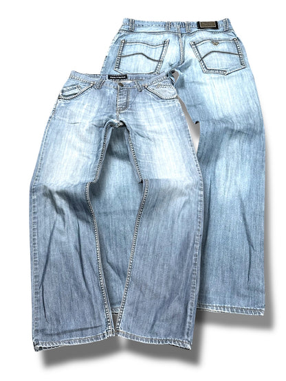 Vintage Armani Y2K Straight Leg Jeans (M)