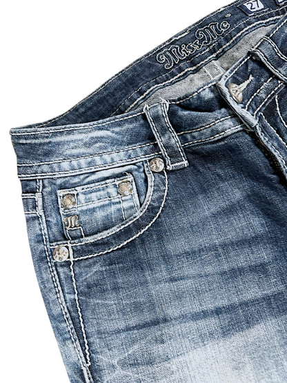 Vintage Miss Me Y2K Low Waist Bootcut / Flared Damenjeans (M)