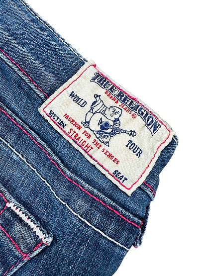 Vintage True Religion Y2K  Bootcut / Flared Damenjeans (L)