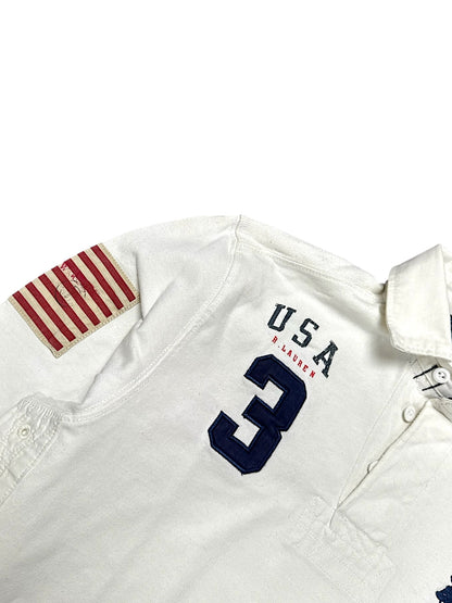 Vintage Ralph Lauren Y2K Pullover mit Kragen (S)